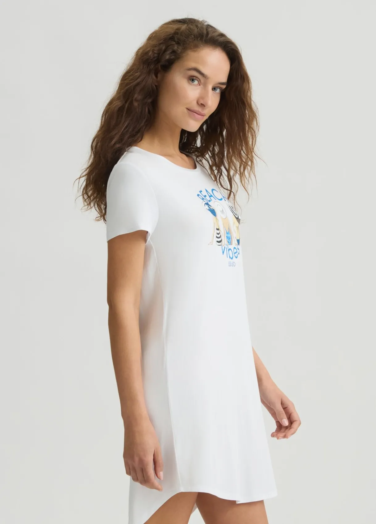 Liu Jo Robe courte avec imprimé|Femme Mode Plage|Robes