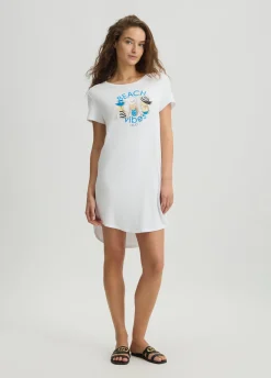 Liu Jo Robe courte avec imprimé|Femme Mode Plage|Robes