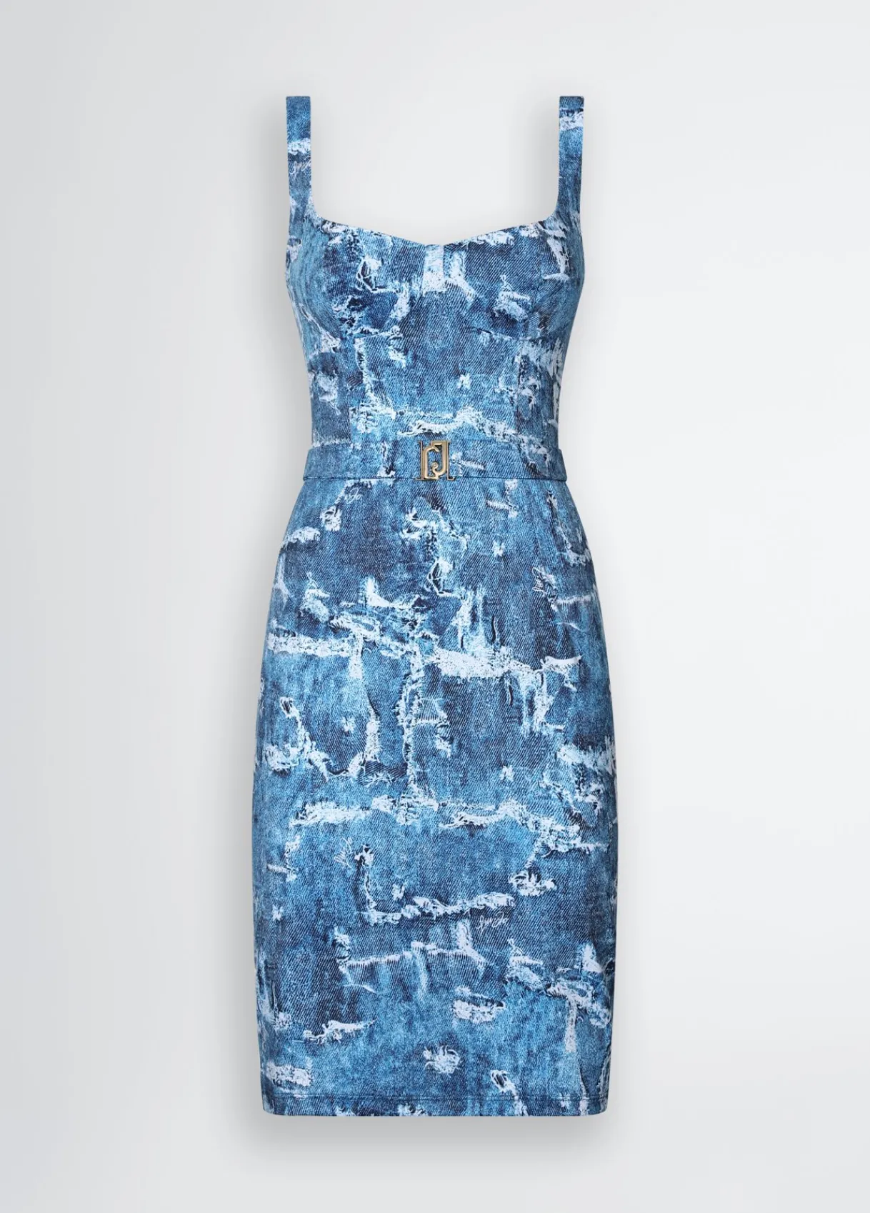 Liu Jo Robe courte effet denim|Femme Mode Plage|Robes
