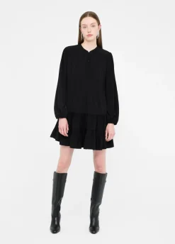 Liu Jo Robe courte en crêpe de chine|Femme Robes