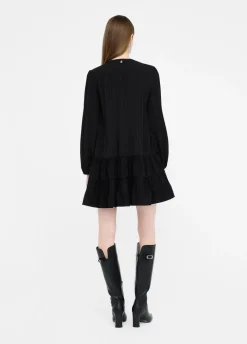 Liu Jo Robe courte en crêpe de chine|Femme Robes