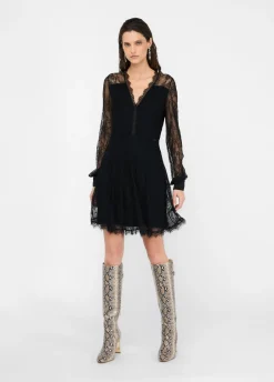 Liu Jo Robe courte en dentelle|Femme Robes