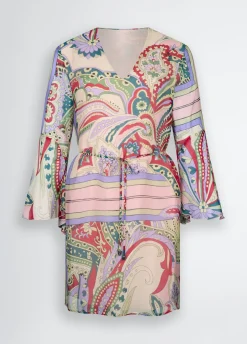 Liu Jo Robe courte en soie|Femme Robes