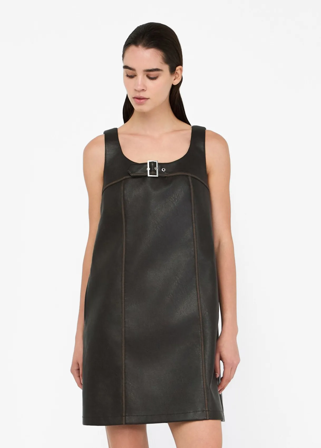 Liu Jo Robe courte en tissu enduit|Femme Robes