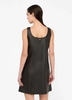 Liu Jo Robe courte en tissu enduit|Femme Robes