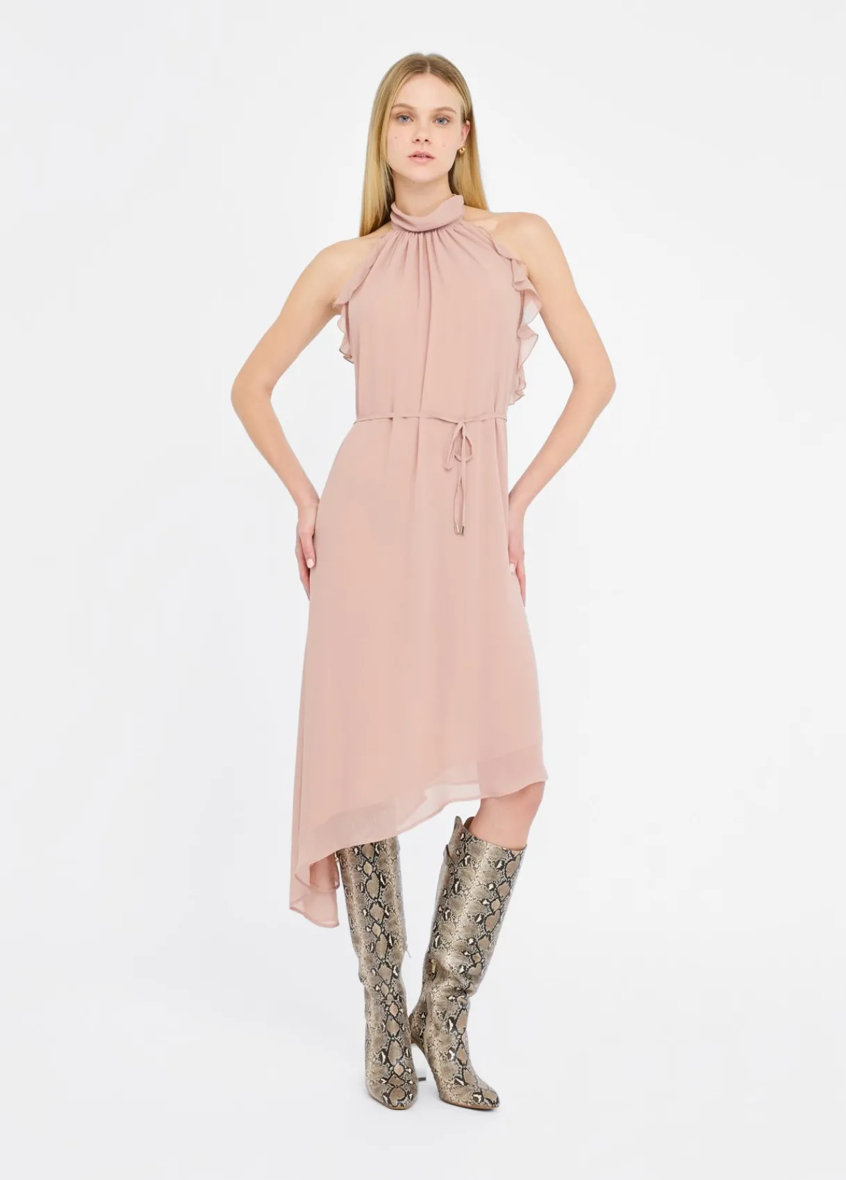 Liu Jo Robe de cérémonie en georgette|Femme Cérémonie|Robes