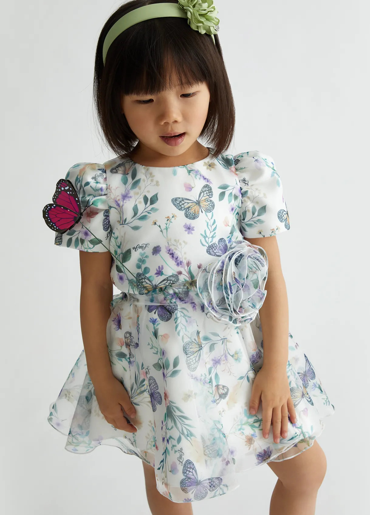 Liu Jo Robe de cérémonie en organza imprimé|Enfant Robes & Combinaisons