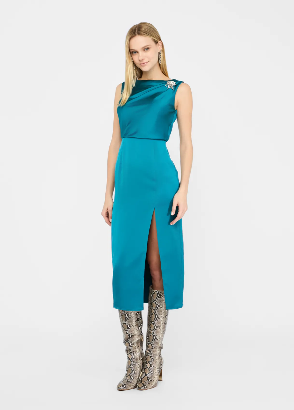 Liu Jo Robe de cérémonie en satin|Femme Cérémonie|Robes