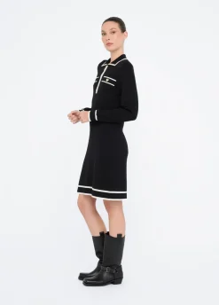 Liu Jo Robe en aille de soie mélangée|Femme Vêtements De Sport|Robes