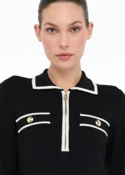 Liu Jo Robe en aille de soie mélangée|Femme Vêtements De Sport|Robes
