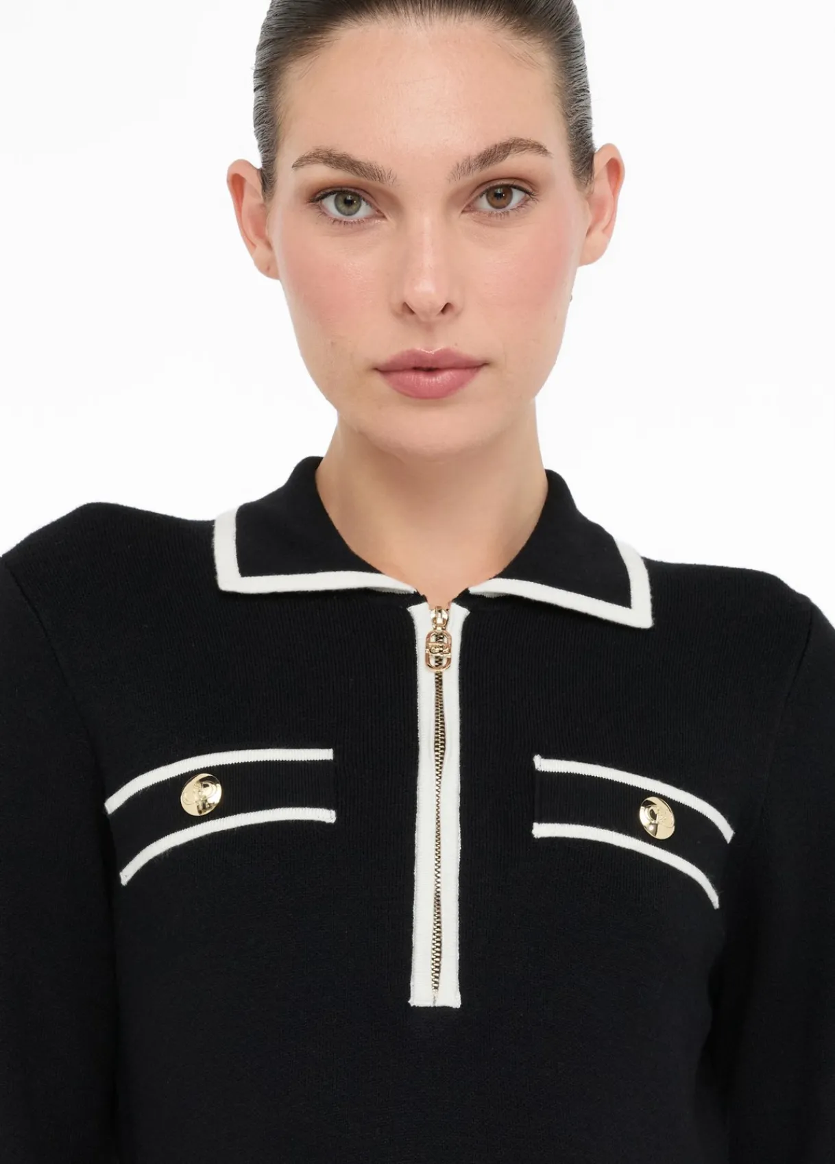 Liu Jo Robe en aille de soie mélangée|Femme Vêtements De Sport|Robes