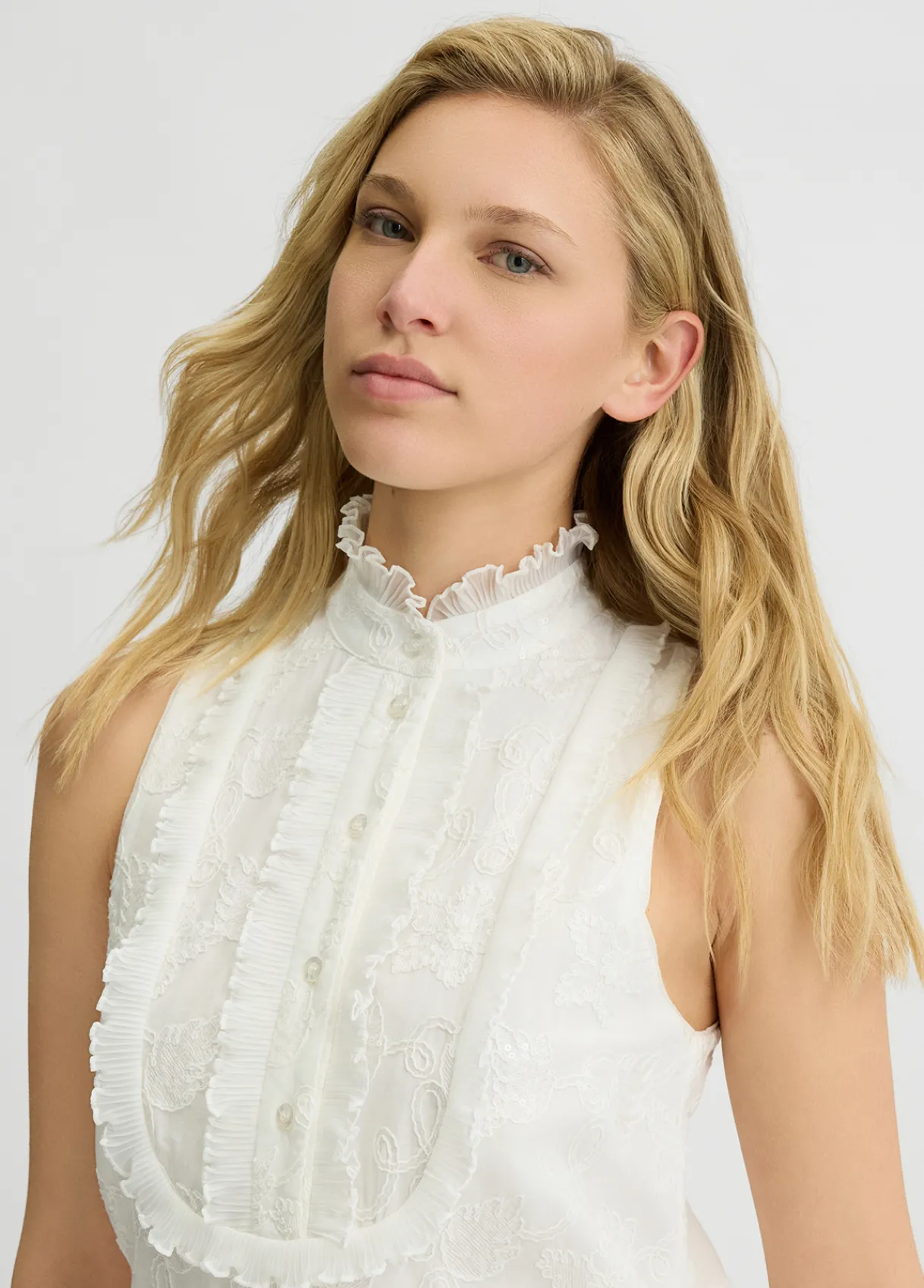 Liu Jo Robe en coton avec broderies|Femme Robes
