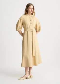 Liu Jo Robe en coton avec ceinture|Femme Robes