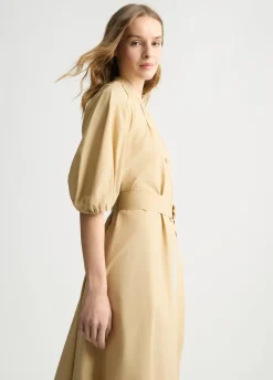 Liu Jo Robe en coton avec ceinture|Femme Robes