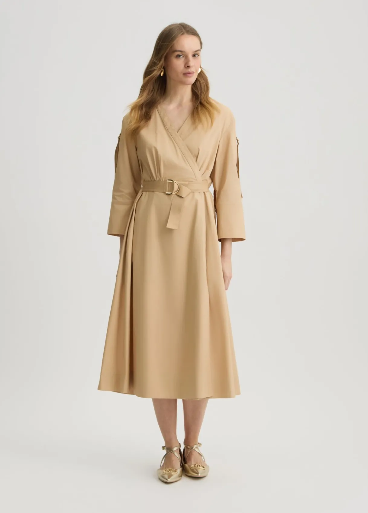 Liu Jo Robe en coton avec ceinture|Femme Robes