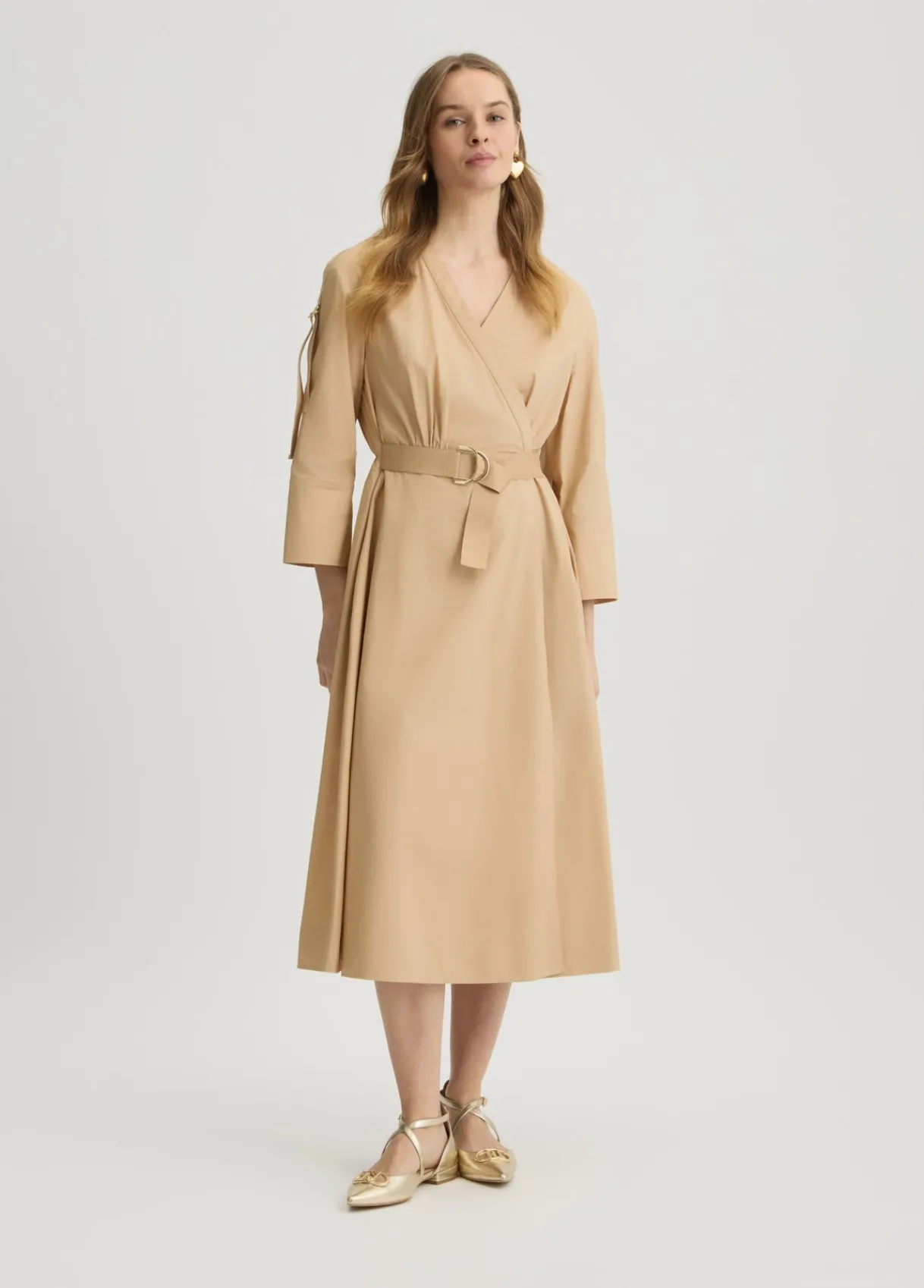 Liu Jo Robe en coton avec ceinture|Femme Robes
