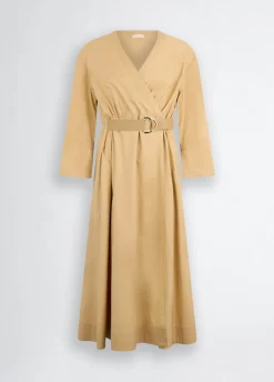 Liu Jo Robe en coton avec ceinture|Femme Robes