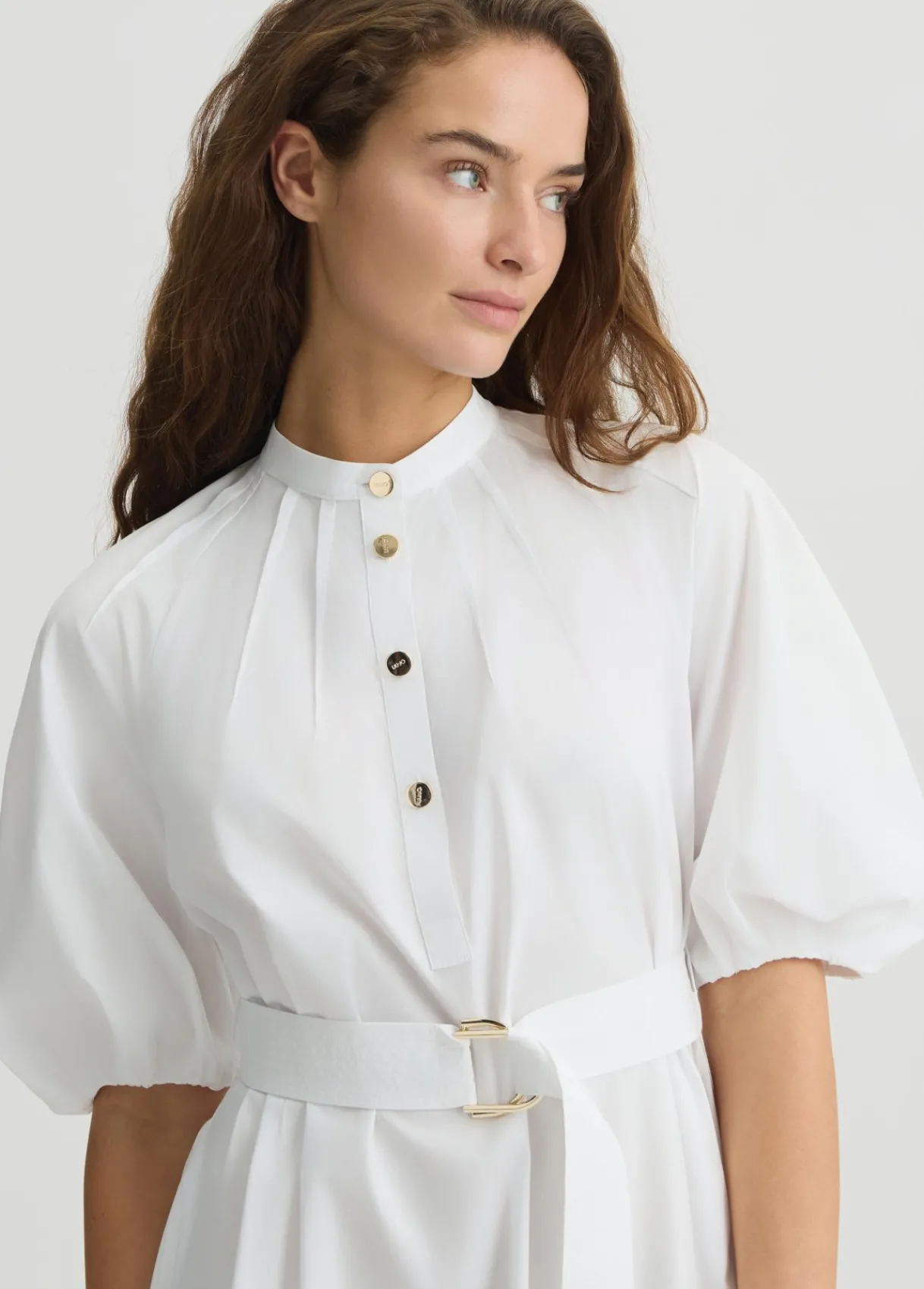 Liu Jo Robe en coton avec ceinture|Femme Robes