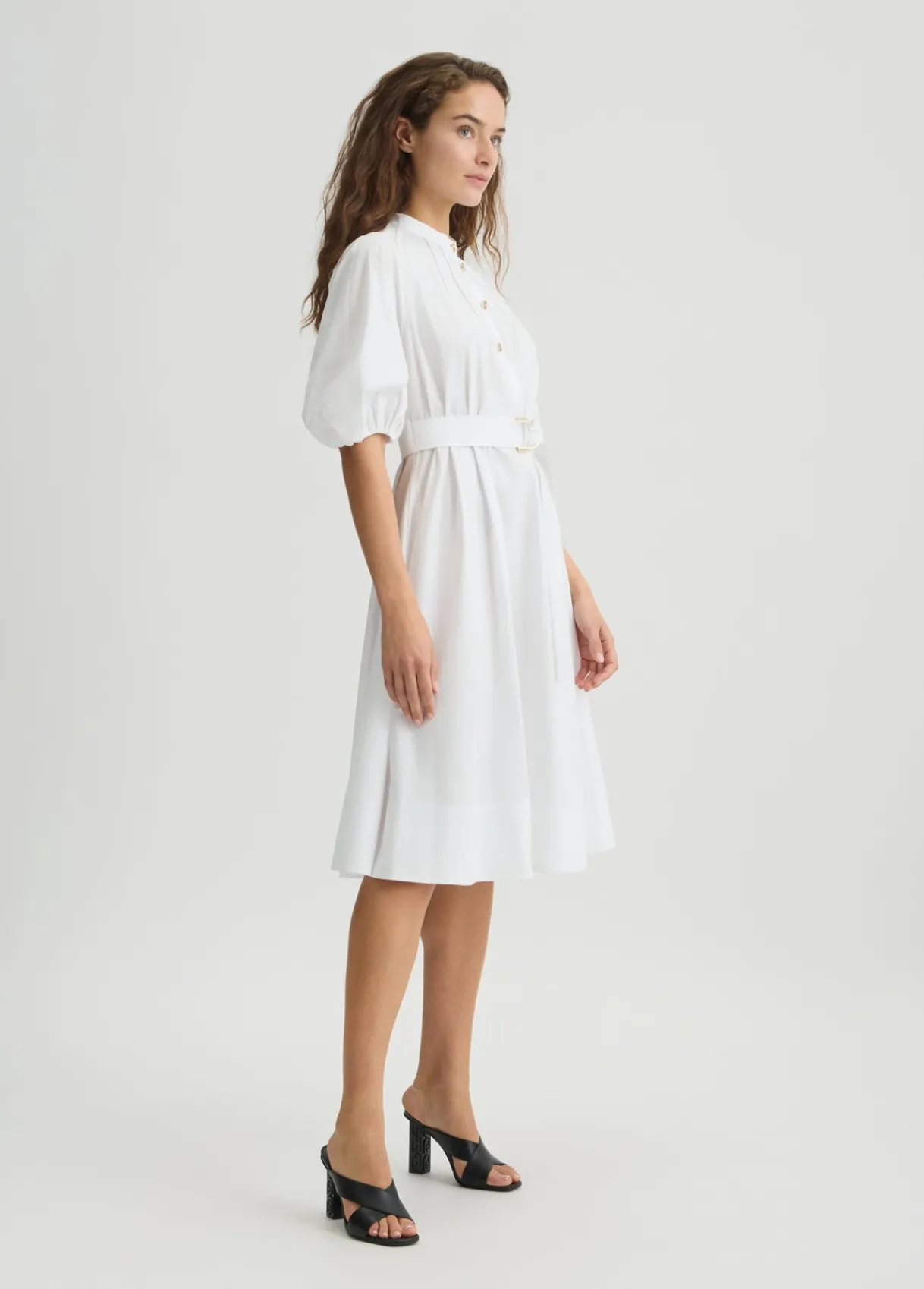 Liu Jo Robe en coton avec ceinture|Femme Robes