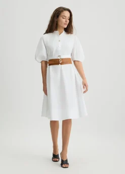 Liu Jo Robe en coton avec ceinture|Femme Robes