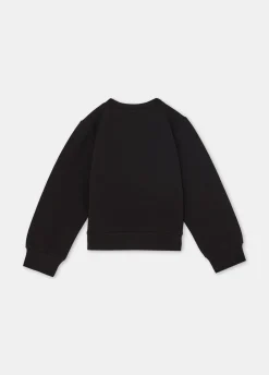 Liu Jo Robe en coton avec logo et strass|Enfant Pull Et Sweatshirts
