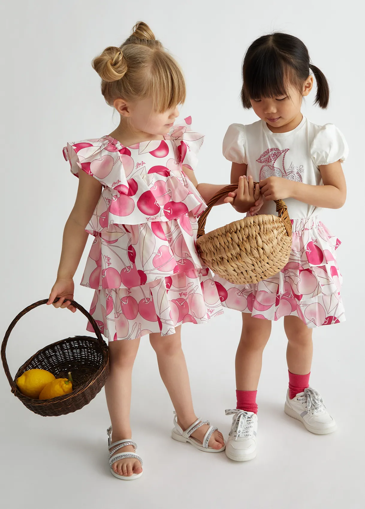 Liu Jo Robe en coton imprimé|Enfant Robes & Combinaisons