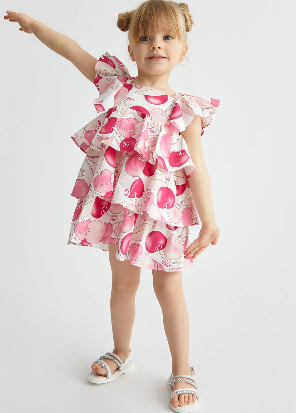 Liu Jo Robe en coton imprimé|Enfant Robes & Combinaisons