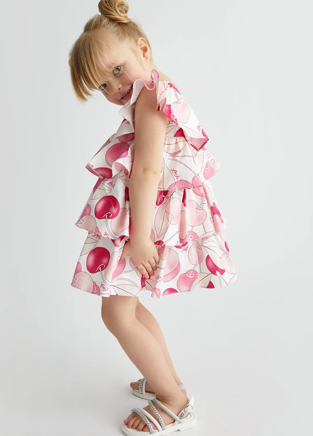 Liu Jo Robe en coton imprimé|Enfant Robes & Combinaisons