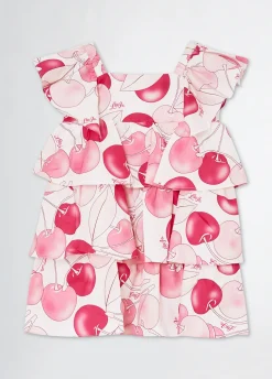 Liu Jo Robe en coton imprimé|Enfant Robes & Combinaisons
