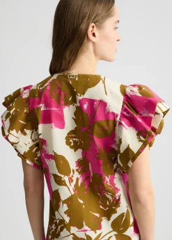 Liu Jo Robe en coton imprimé|Femme Robes