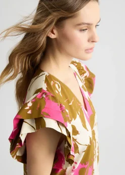 Liu Jo Robe en coton imprimé|Femme Robes
