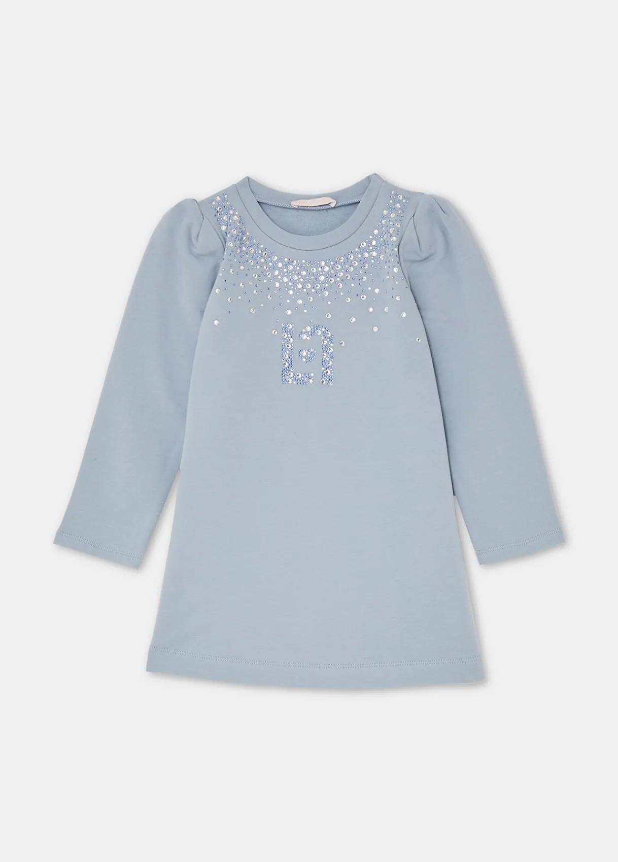 Liu Jo Robe en coton molletonné avec strass|Enfant Robes & Combinaisons