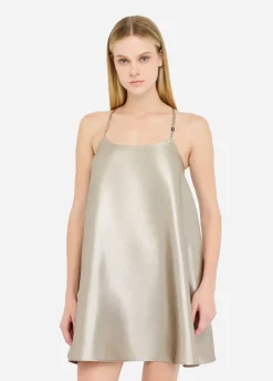 Liu Jo Robe en crêpe lamé|Femme Robes