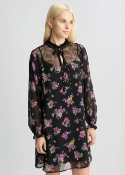Liu Jo Robe en georgette florale|Femme Robes