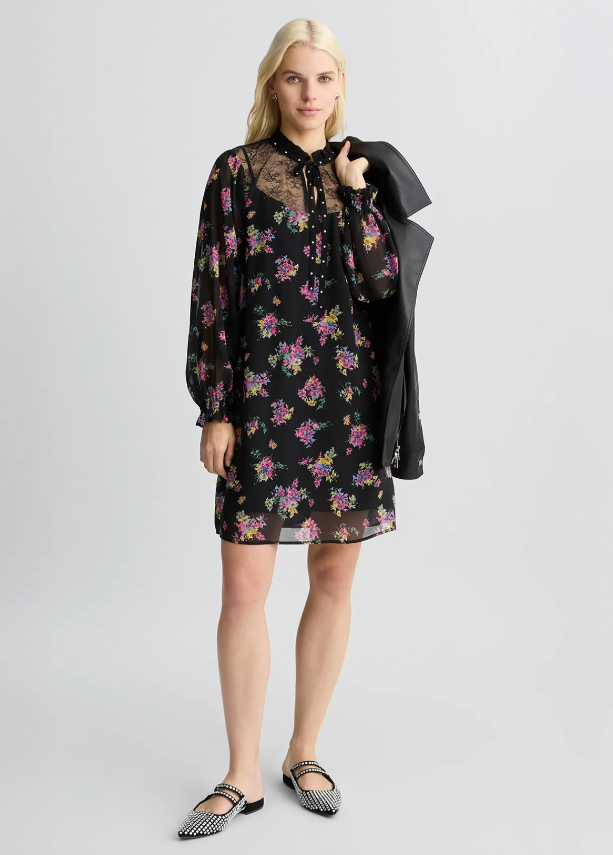 Liu Jo Robe en georgette florale|Femme Robes