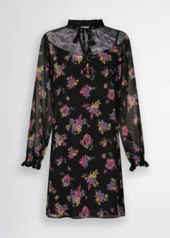 Liu Jo Robe en georgette florale|Femme Robes