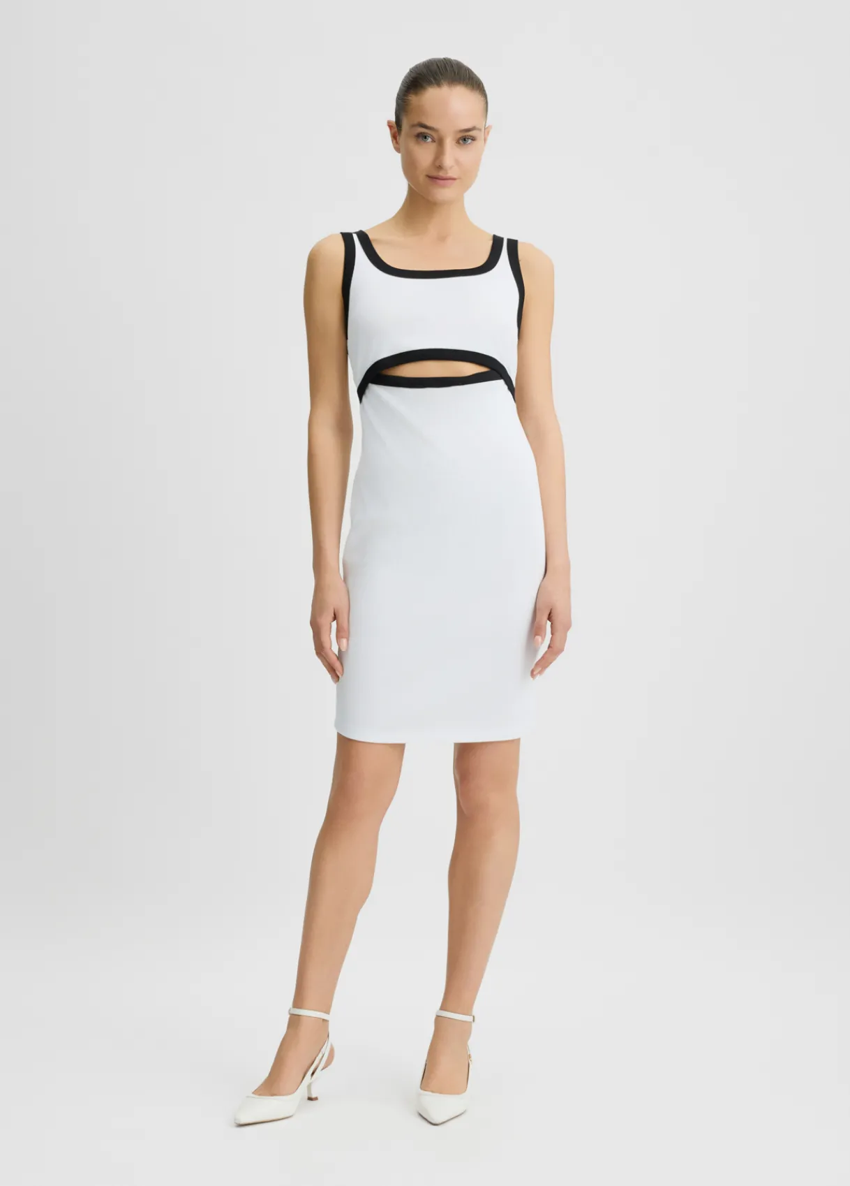Liu Jo Robe en jersey de coton|Femme Mode Plage|Robes