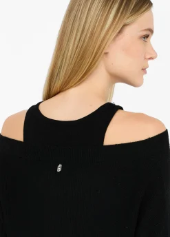 Liu Jo Robe en maille avec broderies bijoux|Femme Robes