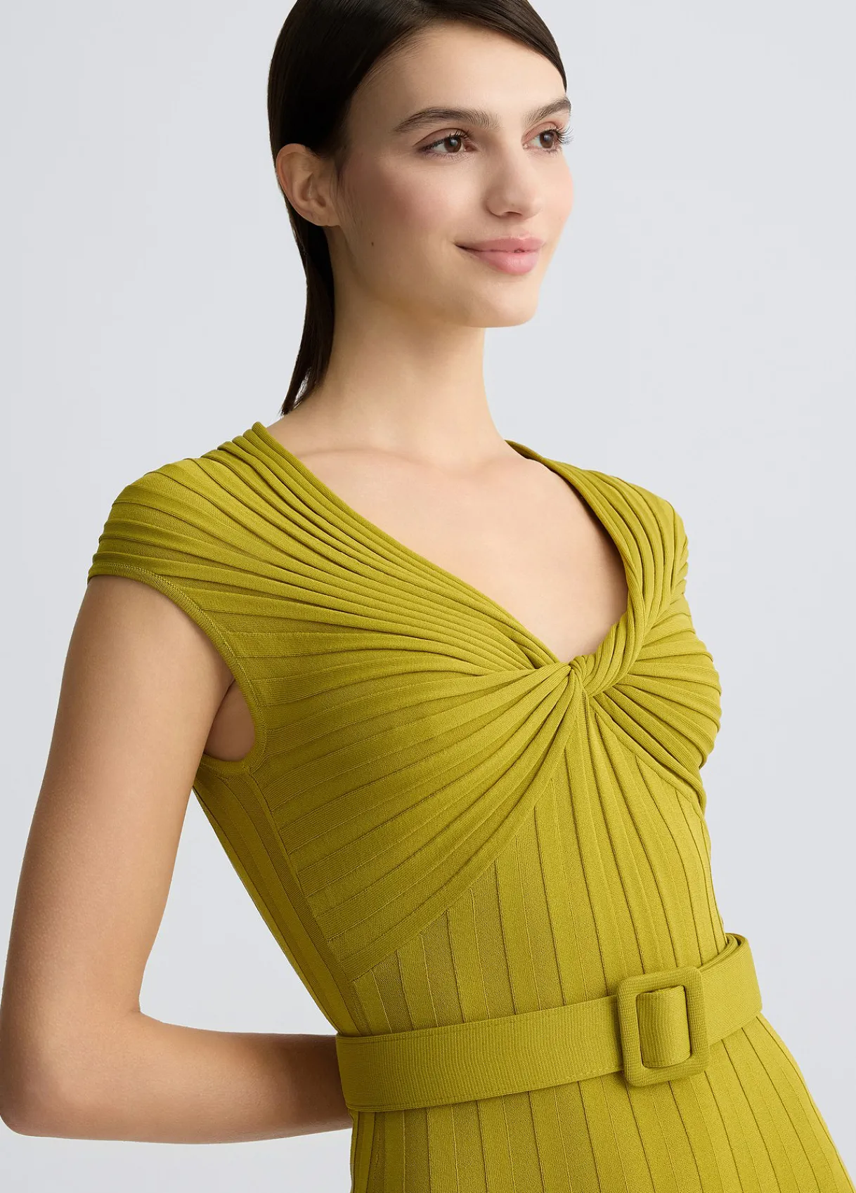 Liu Jo Robe en maille avec ceinture|Femme Mailles|Robes