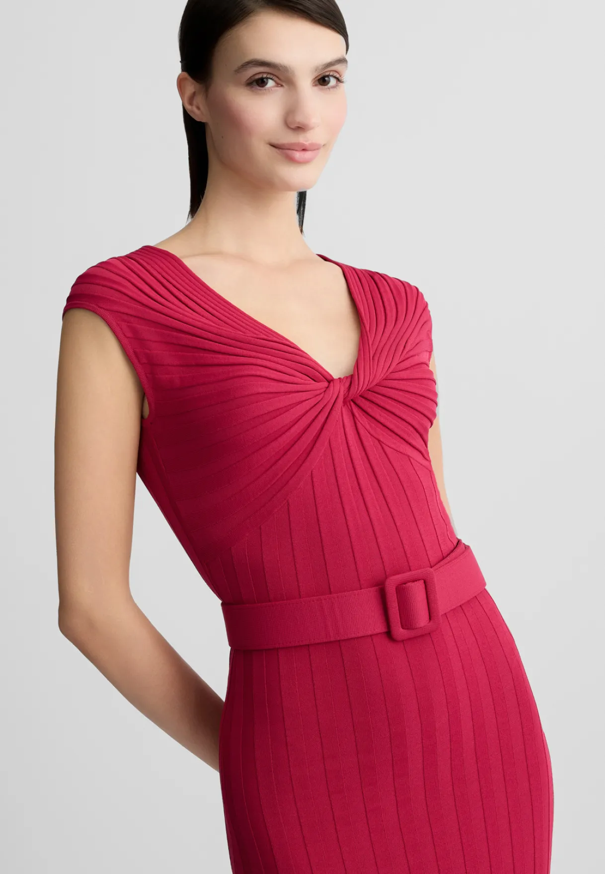 Liu Jo Robe en maille avec ceinture|Femme Robes