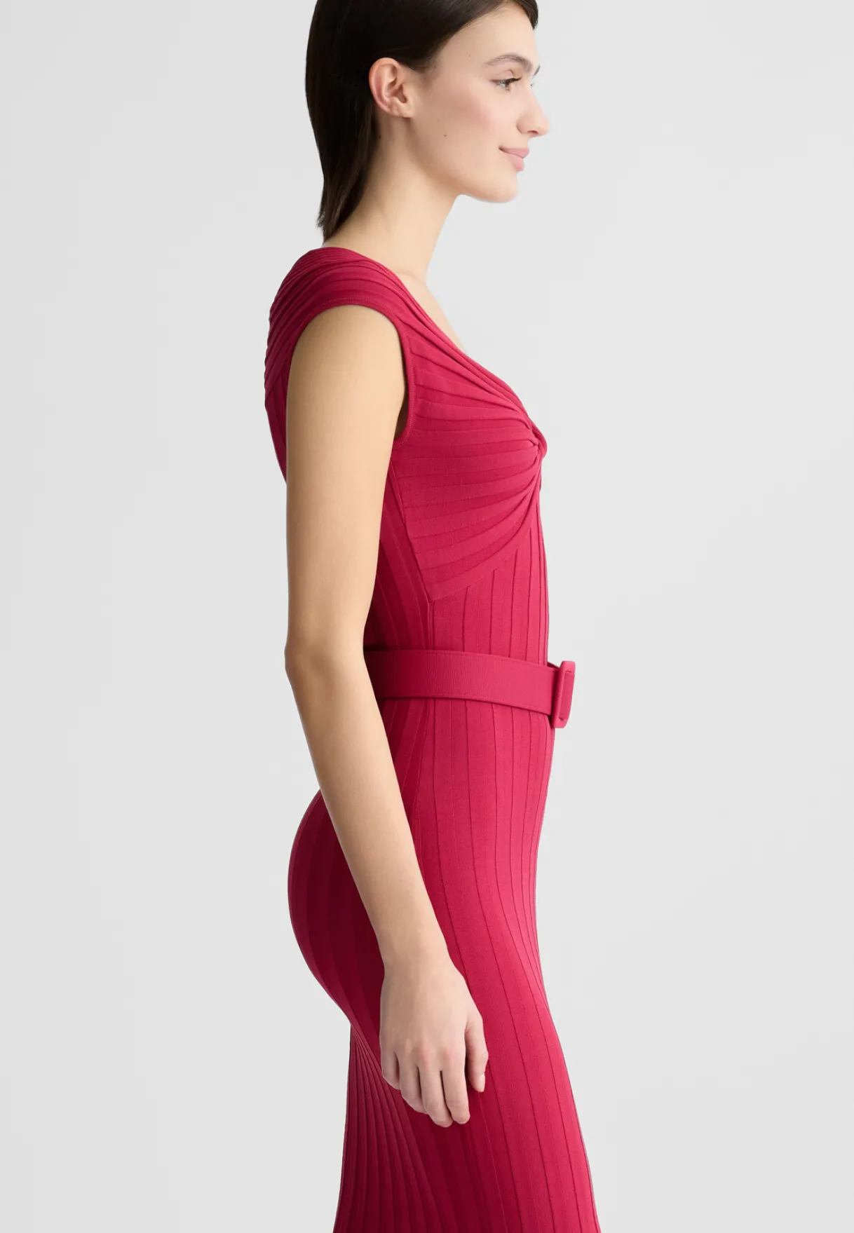 Liu Jo Robe en maille avec ceinture|Femme Robes