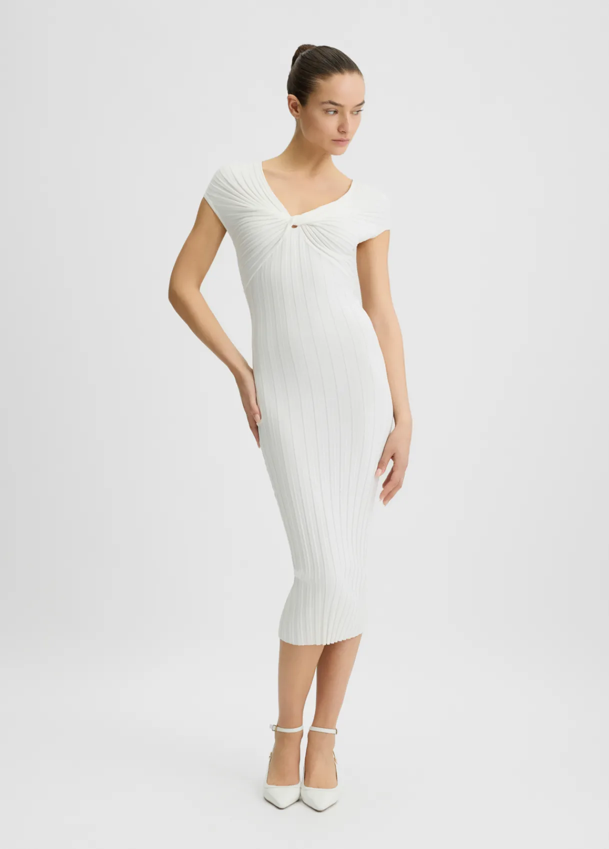 Liu Jo Robe en maille avec ceinture|Femme Robes