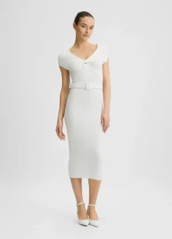 Liu Jo Robe en maille avec ceinture|Femme Robes