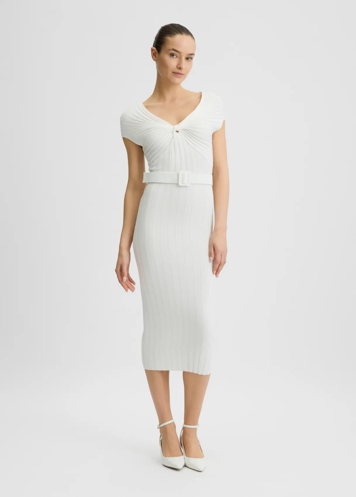 Liu Jo Robe en maille avec ceinture|Femme Robes