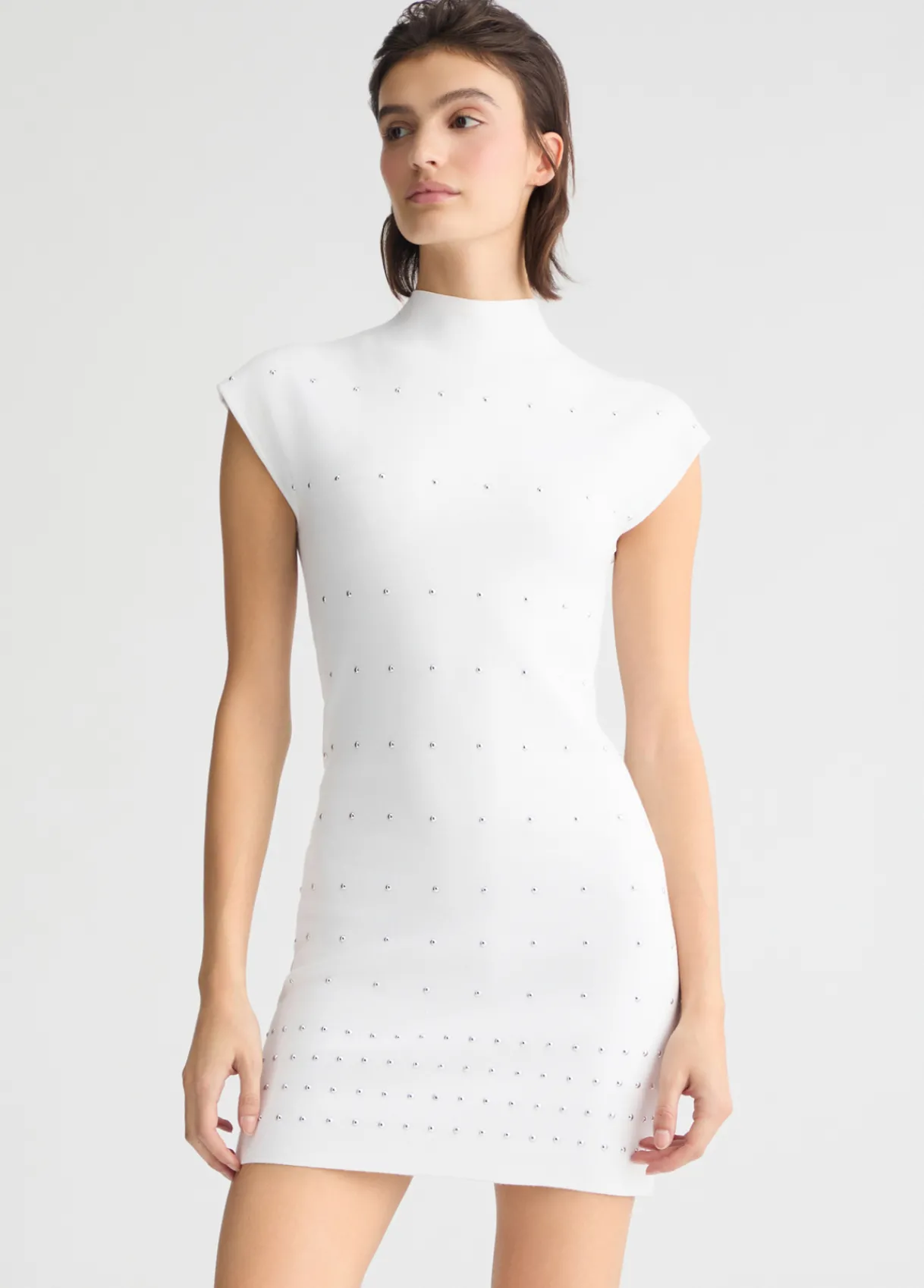 Liu Jo Robe en maille avec clous|Femme Mailles|Robes