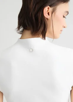 Liu Jo Robe en maille avec clous|Femme Mailles|Robes