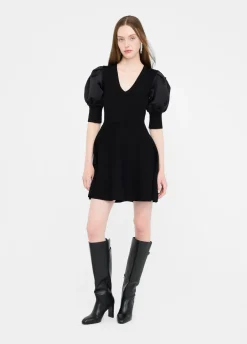 Liu Jo Robe en maille avec manches ballon|Femme Robes