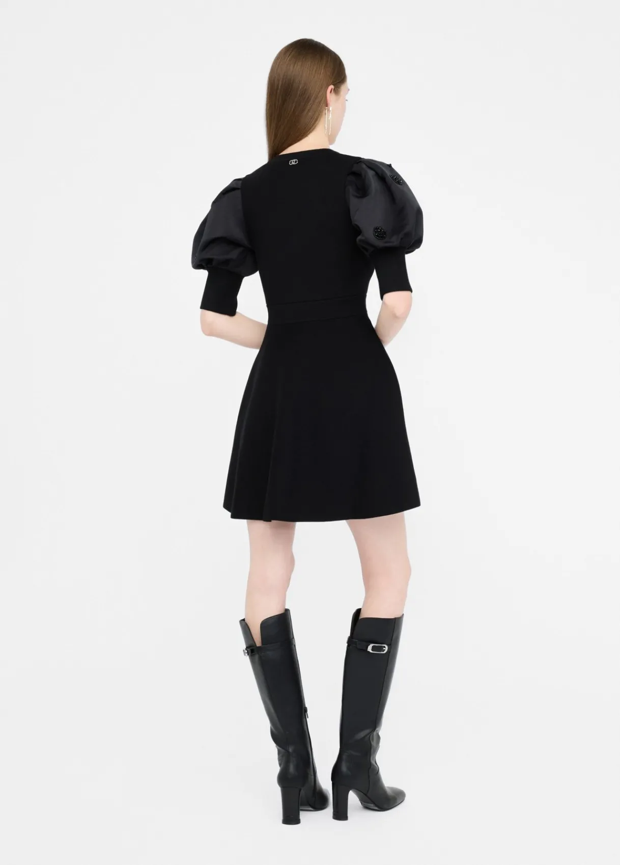 Liu Jo Robe en maille avec manches ballon|Femme Robes