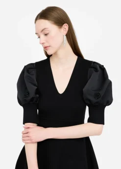Liu Jo Robe en maille avec manches ballon|Femme Robes