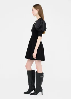 Liu Jo Robe en maille avec manches ballon|Femme Robes